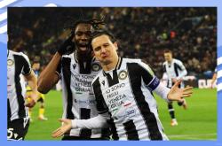 拉齐奥客场2-1取胜乌迪内斯